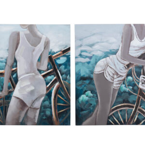 Set 2 lienzos 100x3x100 cm
