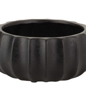 Centro de mesa cerámica negro 25x25x13 cm