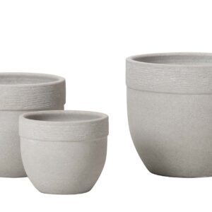 Set 3 maceteros 29x29x25 25x25x22 20x20x18 cm