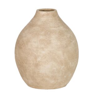 Jarrón cerámica beige 26x26x30 cm