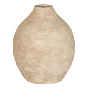Jarrón cerámica beige 29x29x37 cm