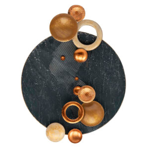Adorno pared metal 60x8x82 cm