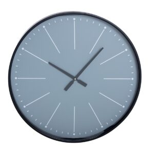 Reloj de pared cristal / MDF / metal 60x6x60 cm