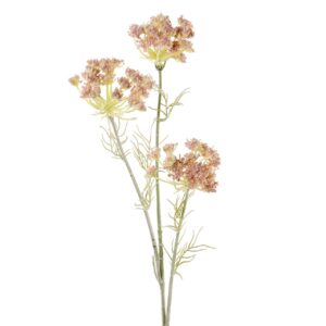 Flores poliéster purpuras 23x23x75 cm