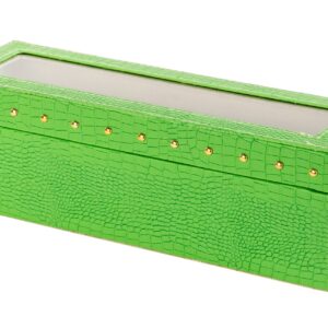 Caja 6 relojes pu 32x10x10 cm