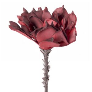 Flor foam burdeos 18x18x85 cm