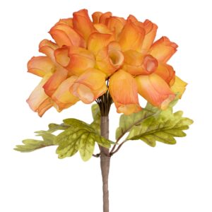 Flor foam naranja 25x25x80 cm