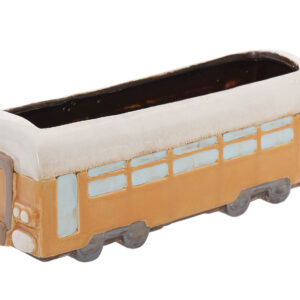 Tren cerámica con macetero 32x11x12 cm