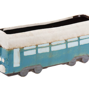Tren cerámica con macetero 32x11x12 cm