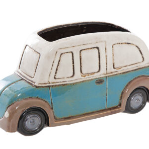 Coche cerámica con macetero 31x11x17 cm