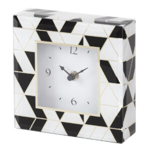 Reloj cristal impresion foil 15x5x15 cm