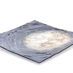 Centro de mesa cristal 40x40x4 cm