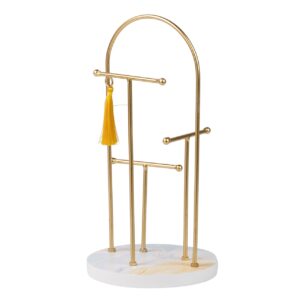 Soporte joyero metal 15x15x30 cm