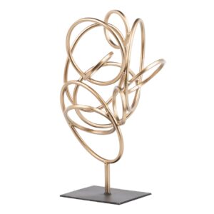 Figura decoracion metal 21x15x40 cm