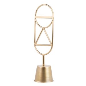 Figura decoracion metal 13x10x41 cm