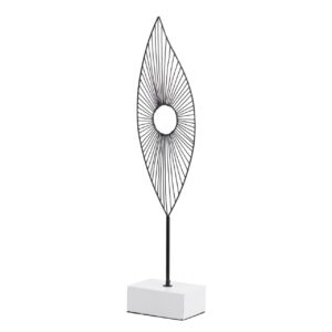 Figura decoracion metal 14x9x56 cm