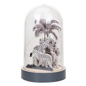 Campana decoracion animales 12x12x19 cm