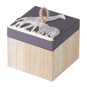 Caja MDF animales 10x10x9 cm