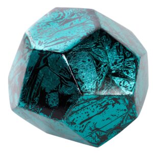 Bola cerámica lacada negro azul 15x15x15 cm