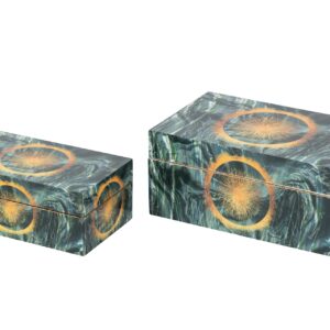 Set 2 cajas solar 25x15x11/20x12x8 cm