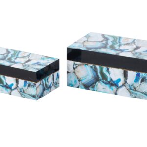 Set 2 cajas mineral 25x15x11/20x12x8 cm