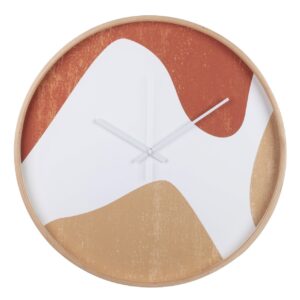 Reloj de pared metal natural 60x4,5x60 cm