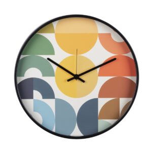 Reloj de pared metal multicolor 40x4,5x40 cm