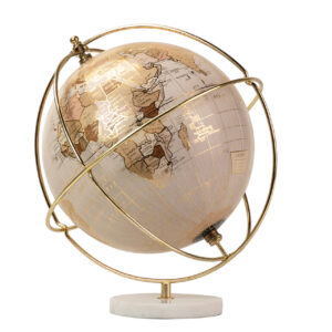 Bola del mundo decoracion 18x18x23 cm