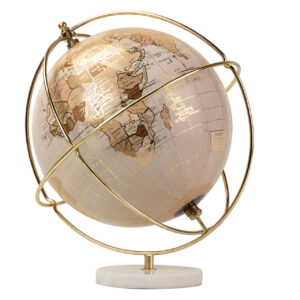 Bola del mundo decoracion 23x23x28 cm