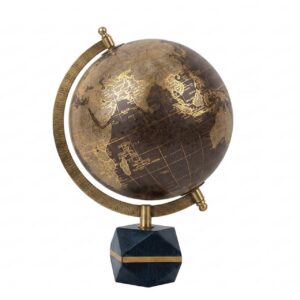 Bola del mundo decoracion 15x15x23 cm