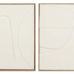 Set 2 cuadros con relieve 50x3x70 cm