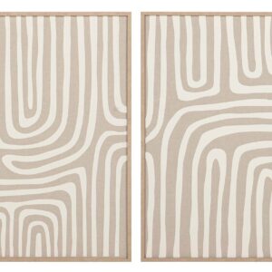 Set 2 cuadros foam con relieve 60x3x80 cm