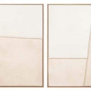 Set 2 cuadros con relieve 60x3x80 cm