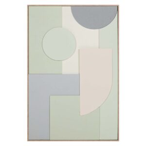 Cuadro abstracto con relieve 80x4x120 cm