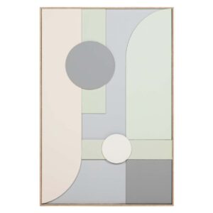 Cuadro abstracto con relieve 80x4x120 cm