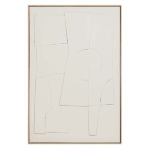 Cuadro abstracto con relieve 80x4x120 cm