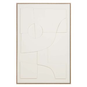 Cuadro abstracto con relieve 80x4x120 cm
