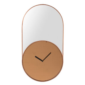 Reloj de pared metal espejo 40x3x75 cm