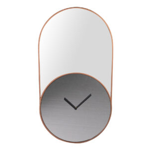 Reloj de pared metal espejo 40x3x75 cm