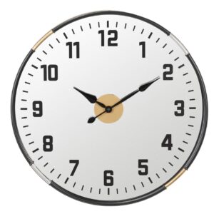 Reloj de pared metal espejo 60x5x60 cm
