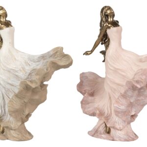 Figura bailarina resina surtidos 22x8x25 cm