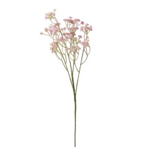 Flores paniculata poliéster rosas 20x20x64 cm
