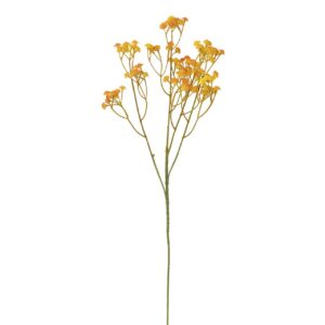 Flores paniculata poliéster naranjas 20x20x64 cm