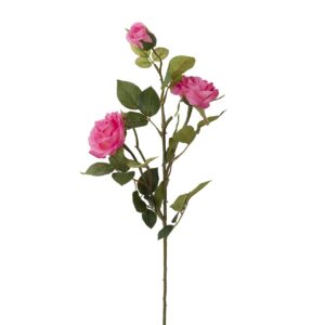Flores rosas poliéster rosa 20x20x73 cm