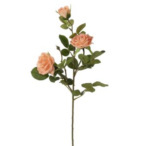 Flores rosas poliéster rosa 20x20x73 cm