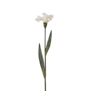 Flor iris poliéster blanco 29x29x94 cm