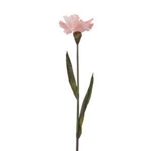Flor iris poliéster rosa 15x15x94 cm