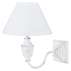Aplique de pared metal gris 20x27x30 cm