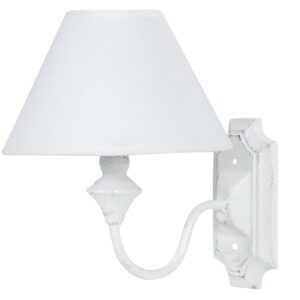 Aplique de pared metal gris 27x20x26 cm