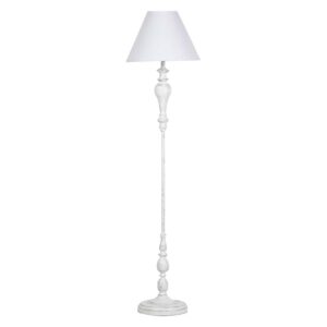 Lámpara de pie metal gris 38x38x155 cm